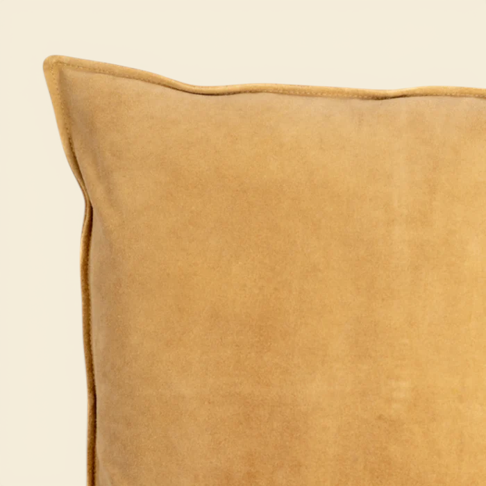 Suede Toss Pillow - Camel