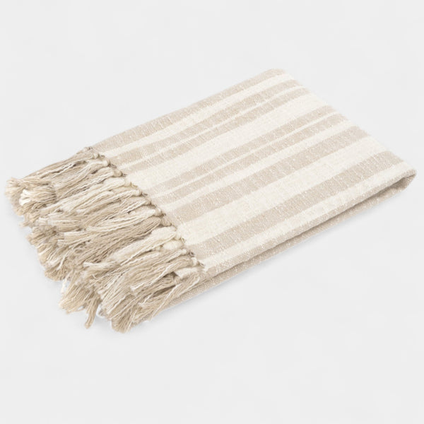 Desert Stripe Cotton Throw Blanket