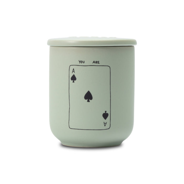 Ace Modern Muse Ceramic 8.5oz Candle - Aromatic Woods