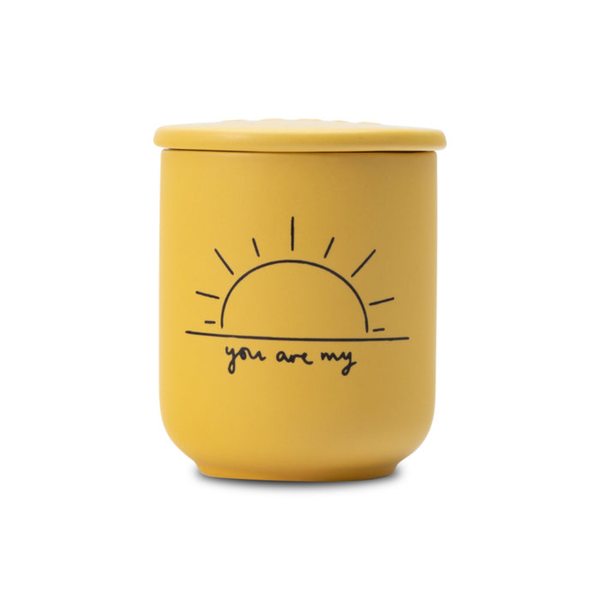 Sunshine Modern Muse Ceramic 8.5oz Candle - Sweet Basil/Cucumber