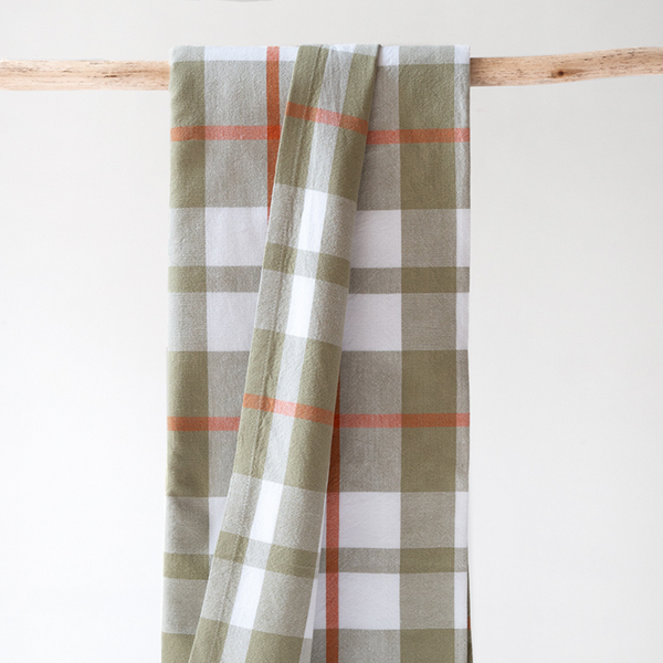 Country Check Green Tablecloth