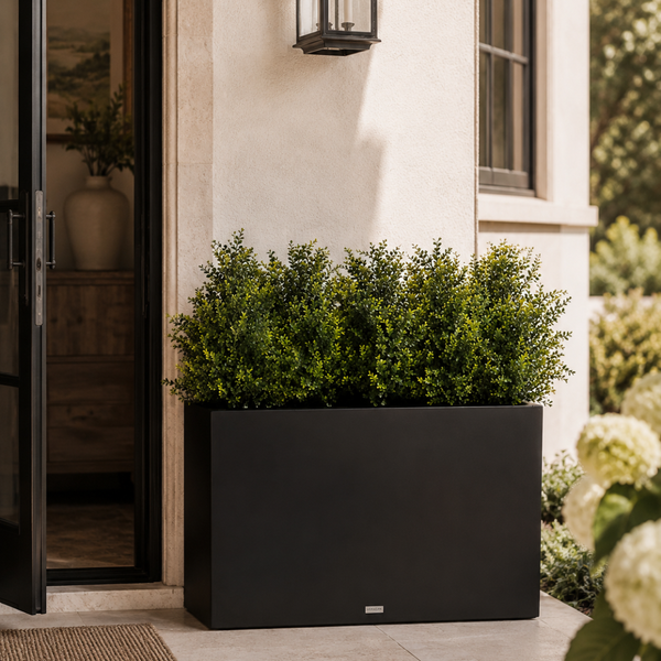 Artificial Boxwood Tree In/Out Privacy Planter