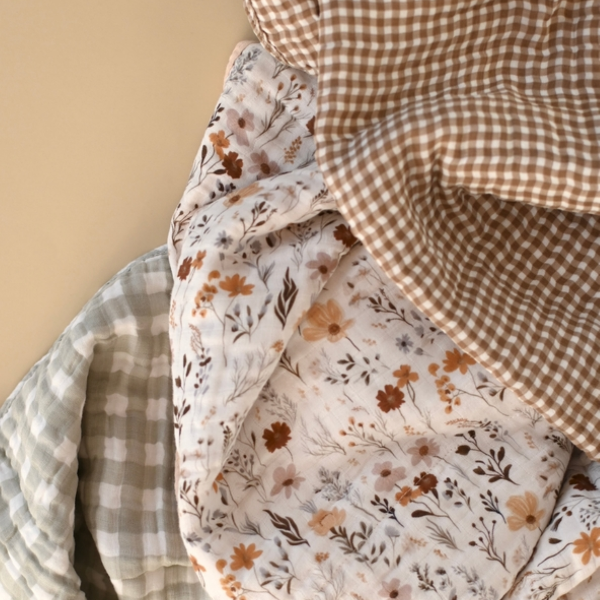 Baby Nest Muslin Swaddle - Wildflowers
