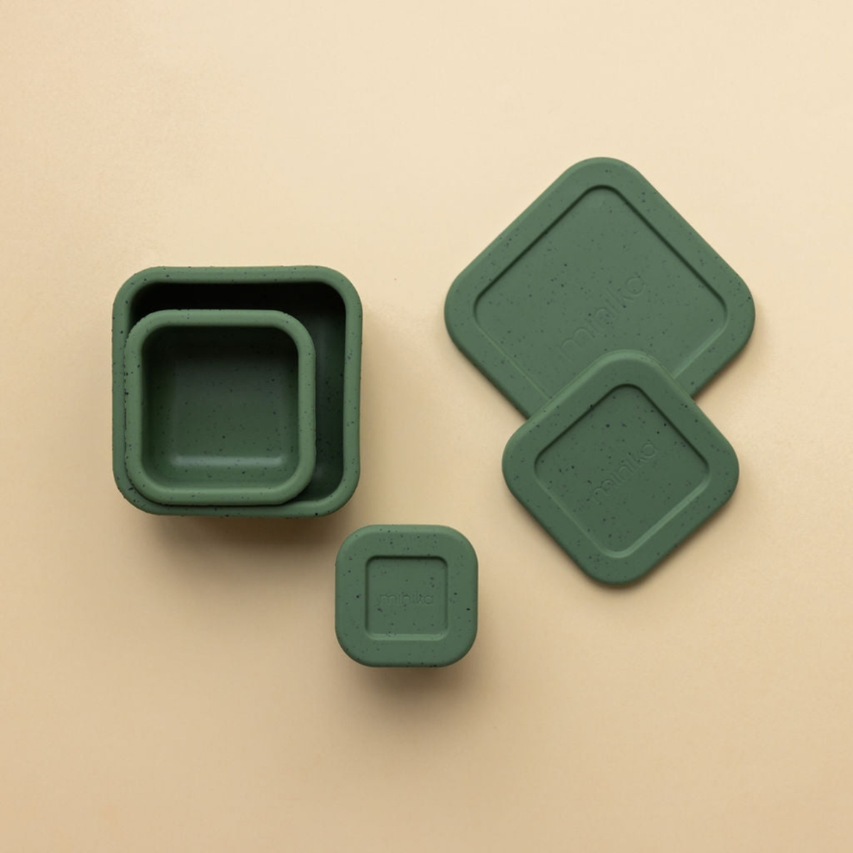 Sprout Kids Silicone Snack Set - Leaf Green