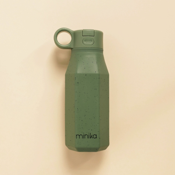 Sprout Kids Silicone 350ml Water Bottle - Leaf Green