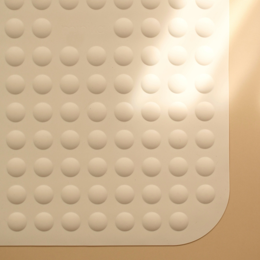 Kids Silicone Sprout Bath Mat - Shell White