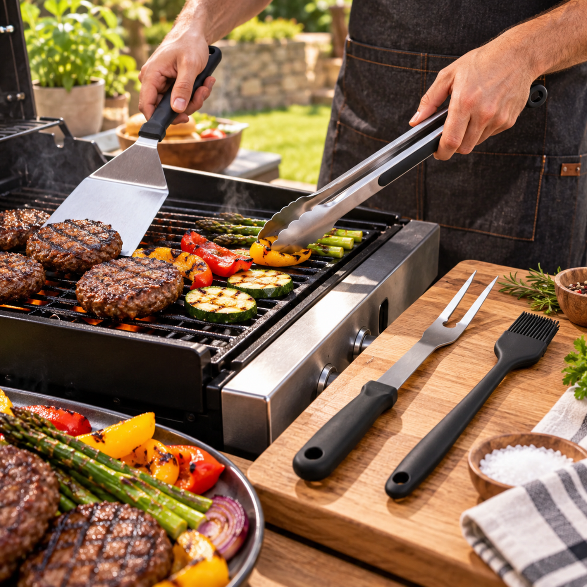 Artisan Grill BBQ Tools (Set of 4)