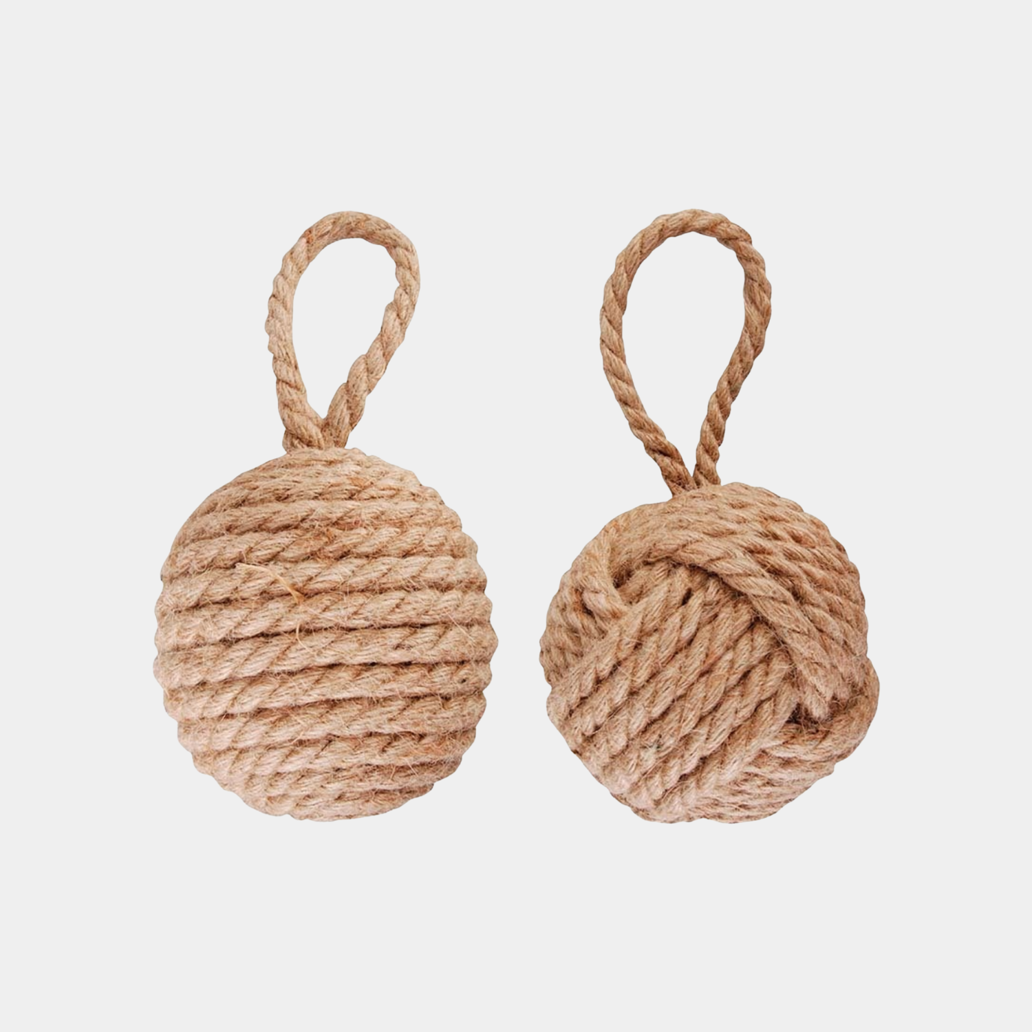 Natural Maritime Rope Door Stopper (Set of 2)