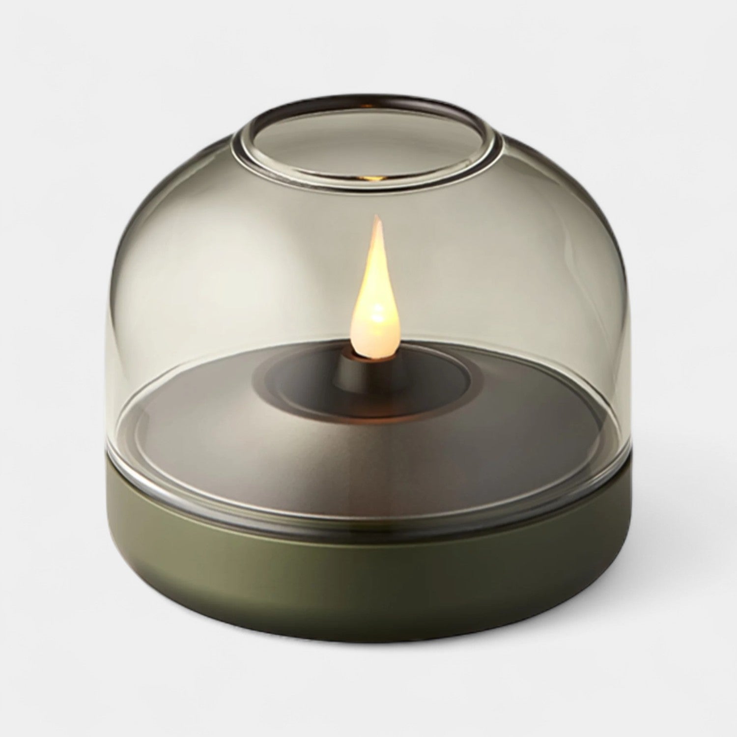 Dome Green LED Candle
