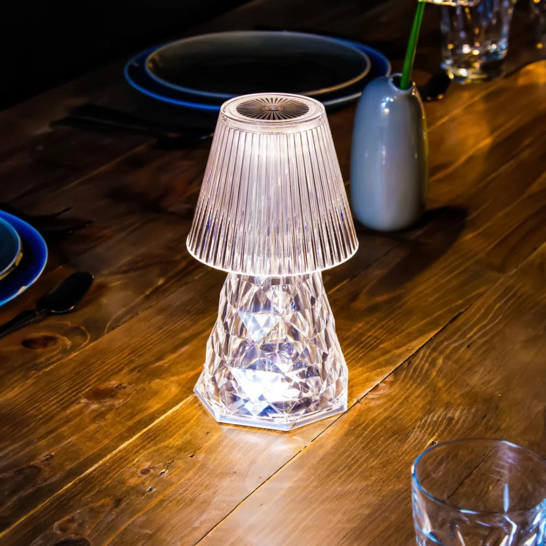Prism In/Out Cordless Table Lamp - Clear