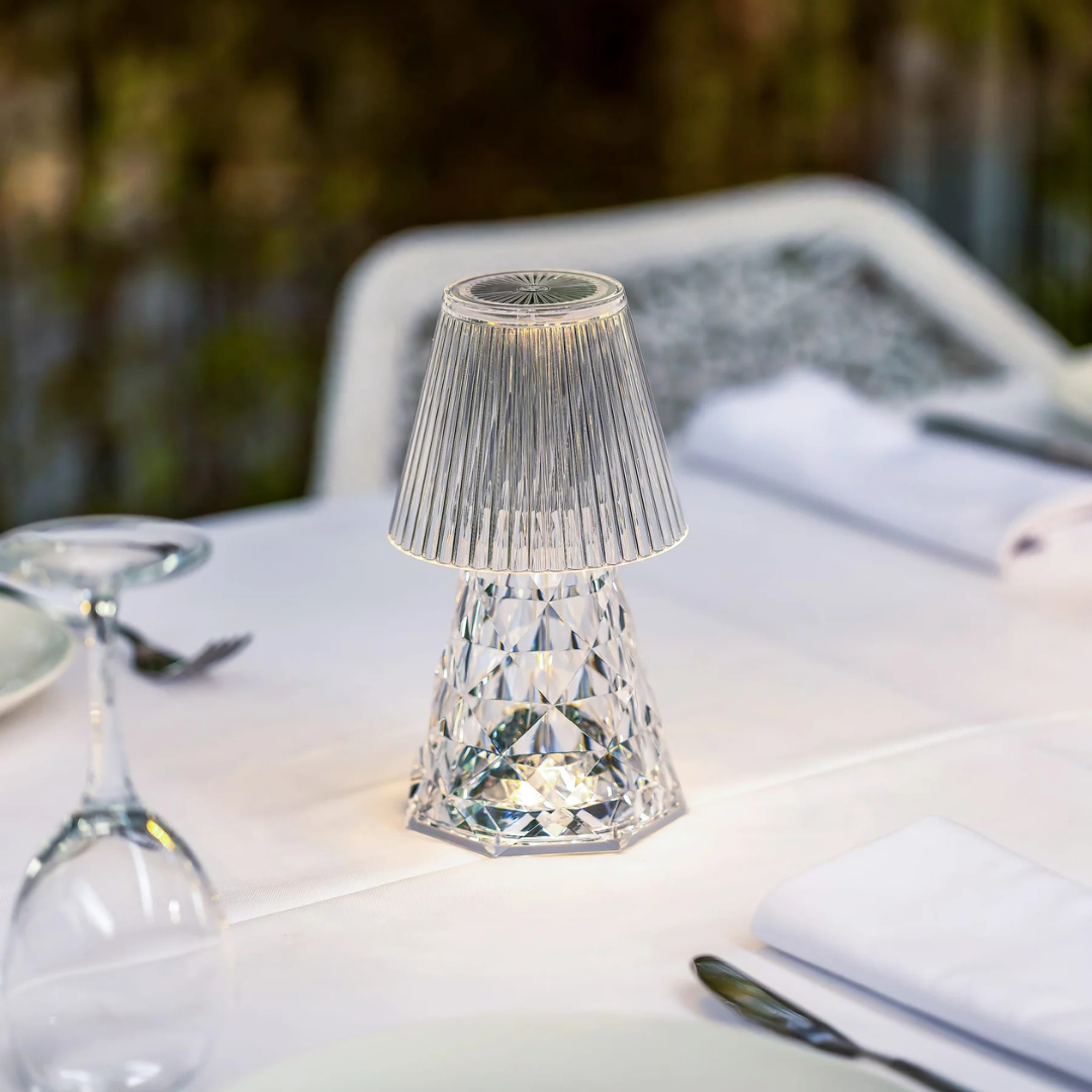 Prism In/Out Cordless Table Lamp - Clear
