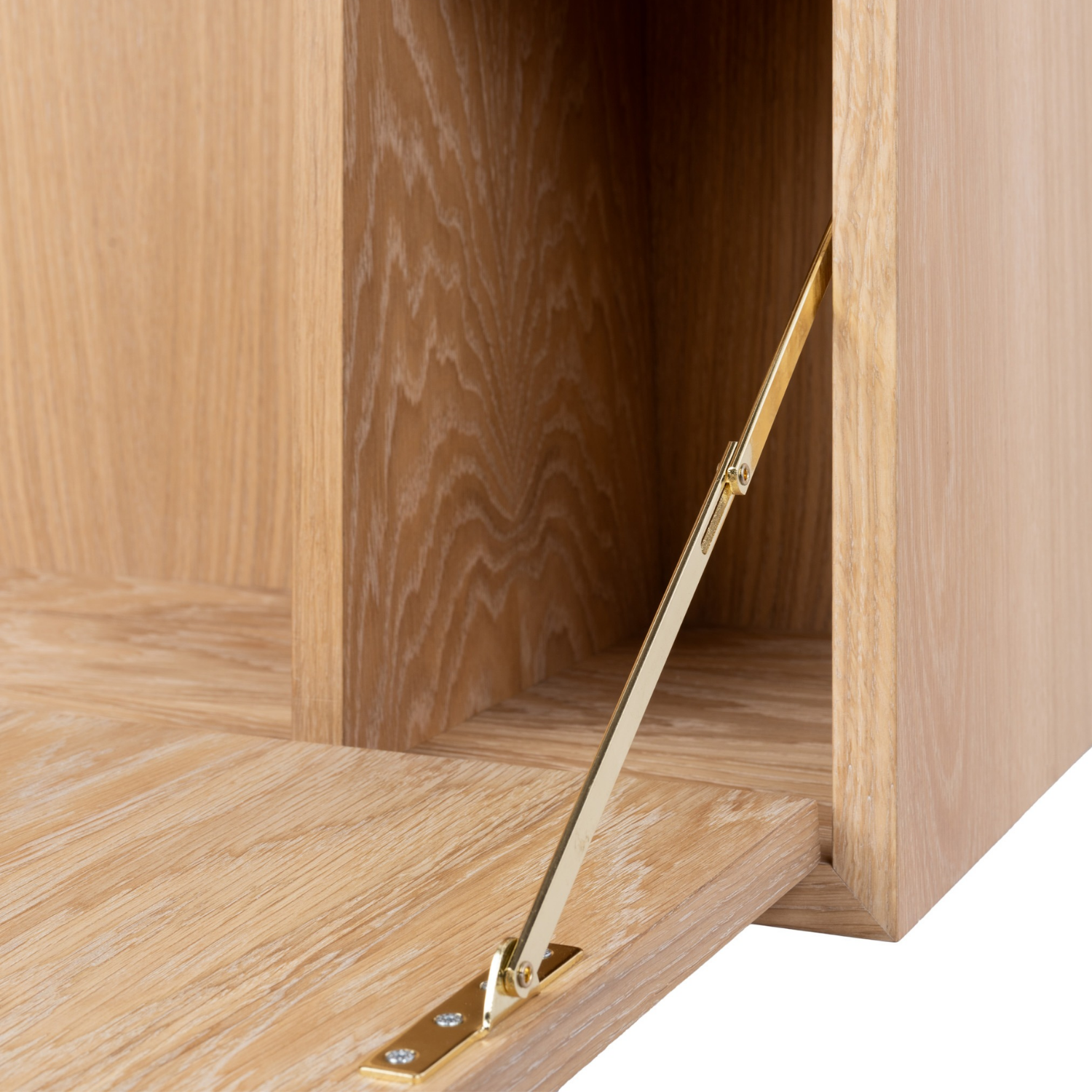 Noa Oak Wall Mounted Desk