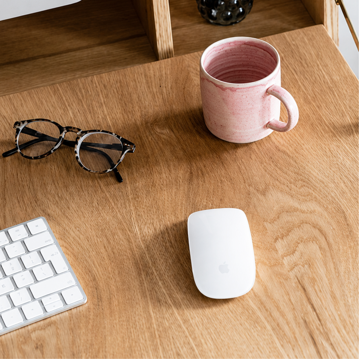 Noa Oak Wall Mounted Desk