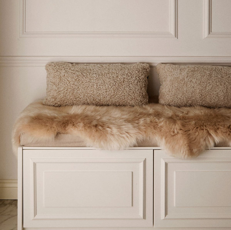 Skagen Sheepskin Long-Wool Rug -  Taupe
