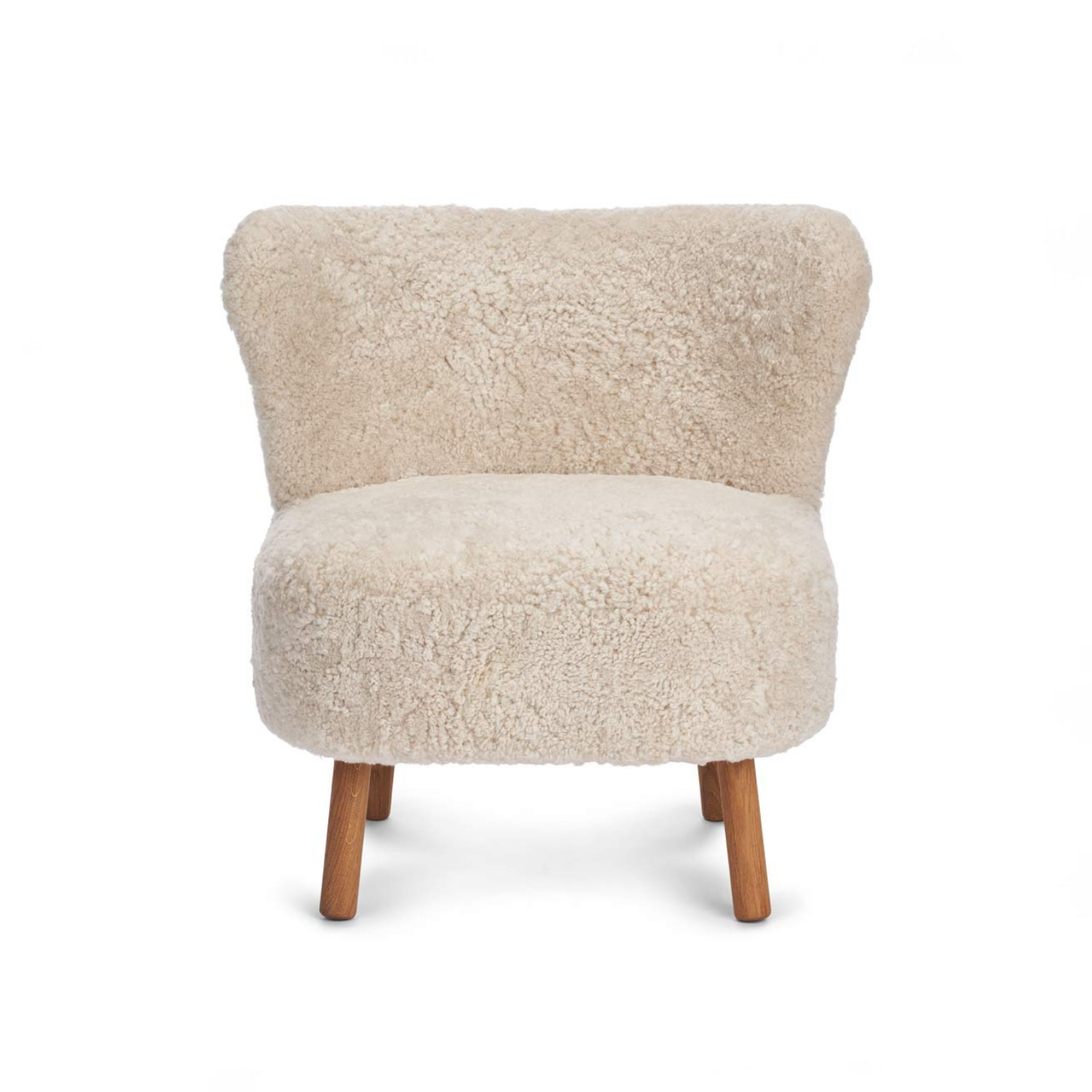 Arlberg Wool Sheepskin Lounge Chair - Pearl