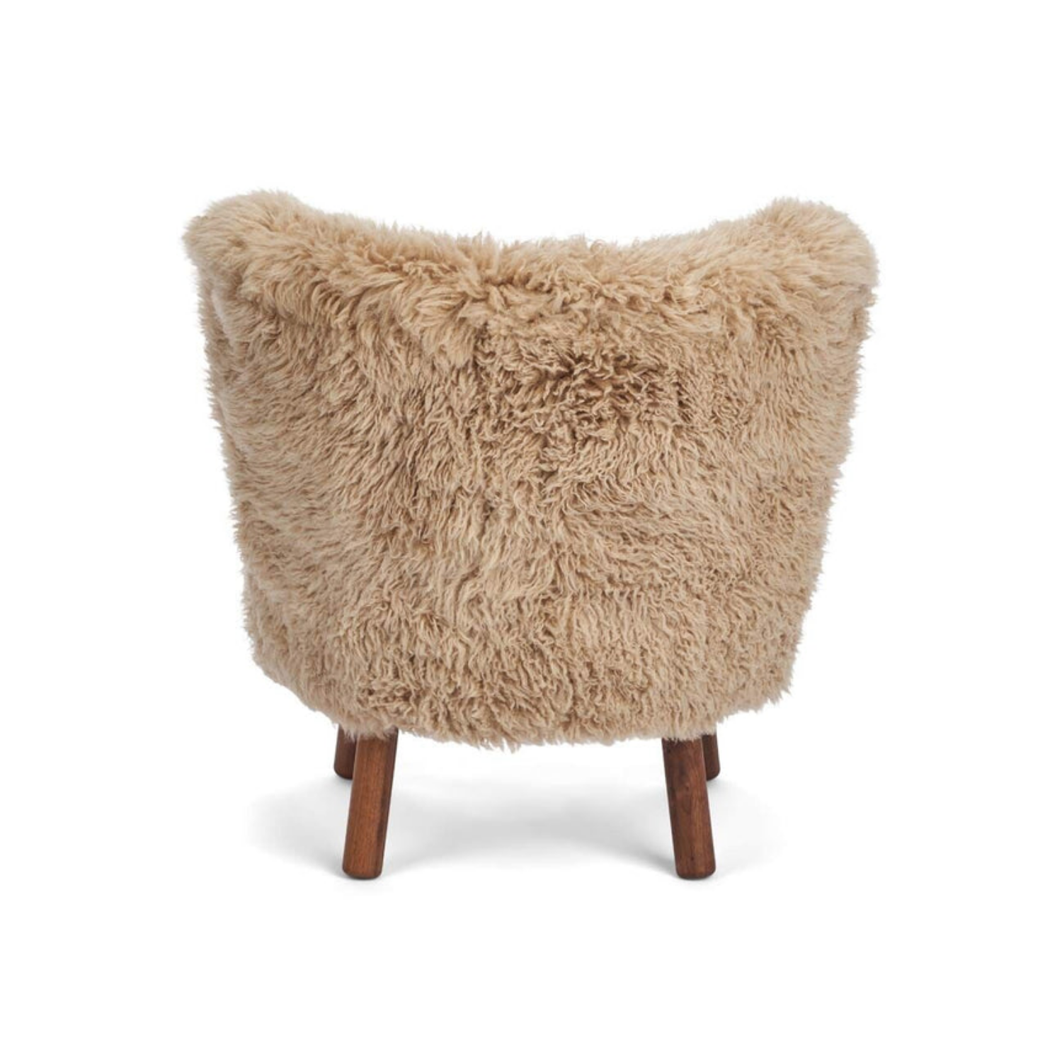 Arlberg Mini Long Wool Sheepskin Lounge Chair - Honey