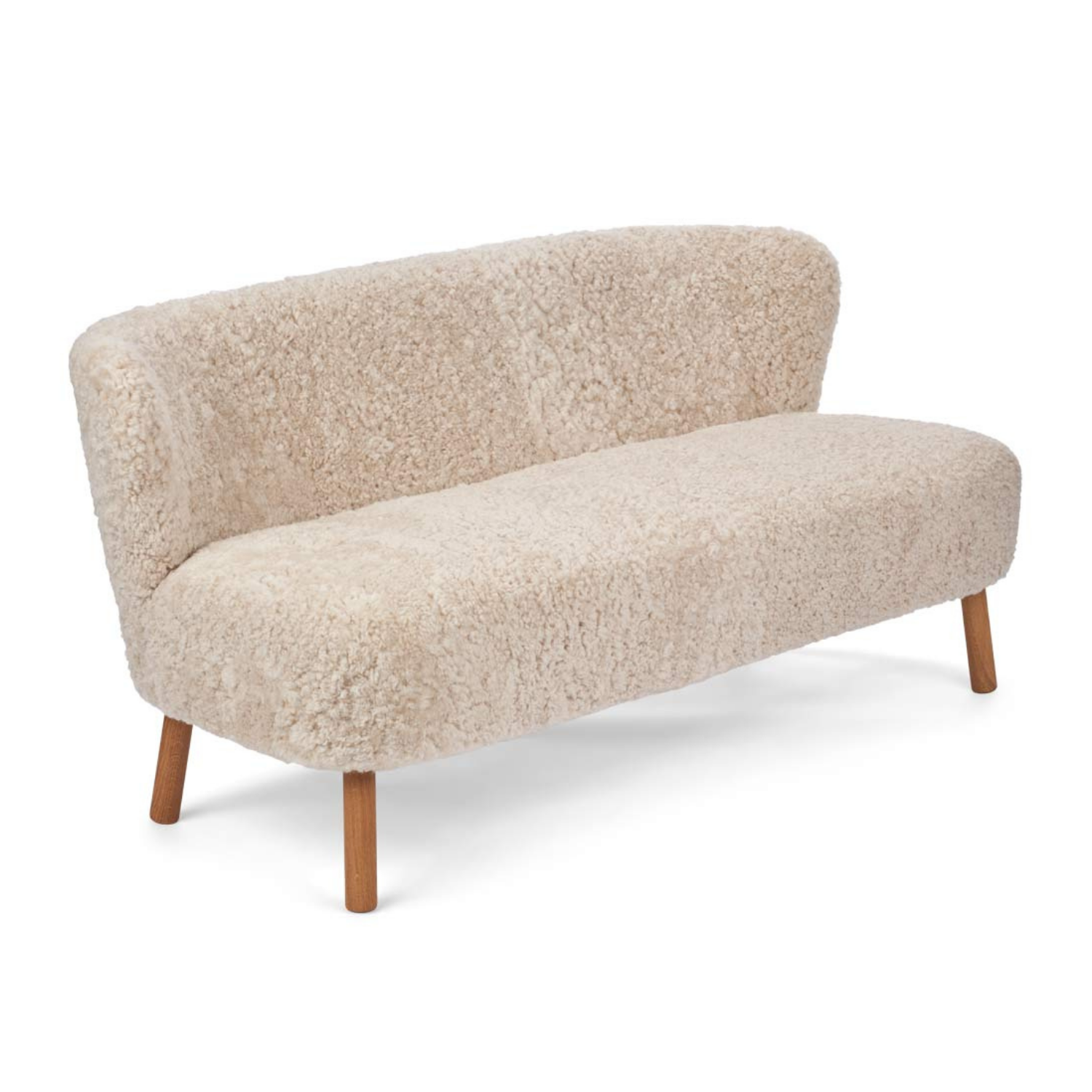 Arlberg Wool Sheepskin Sofa- Pearl