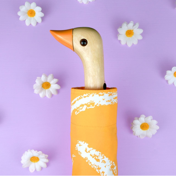Original Duckhead Saffron Brush Rain Umbrella