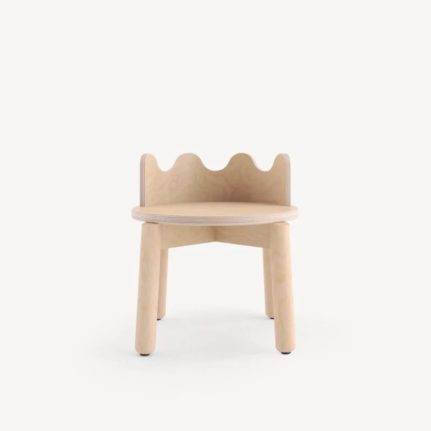 Oeuf Kids Moss Birch Chair