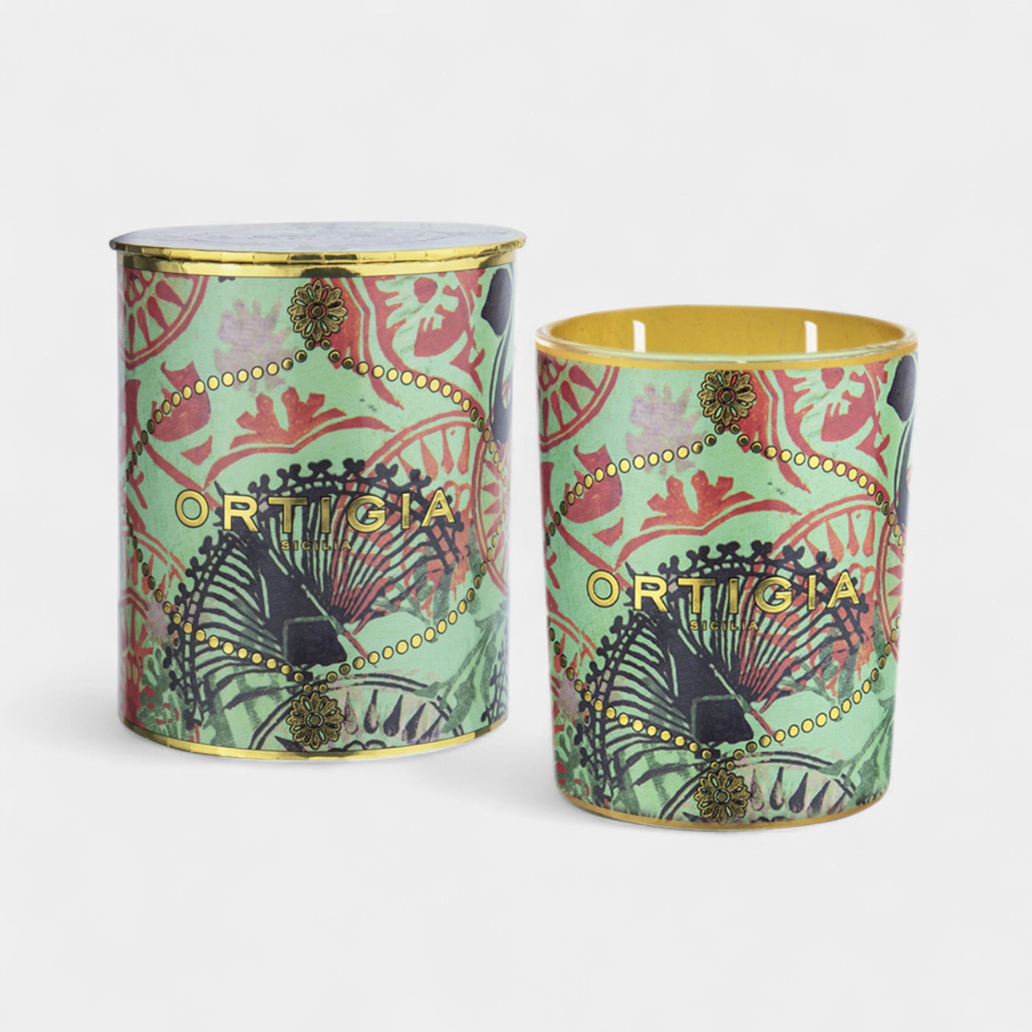 Ortigia India Glass Jar Candle