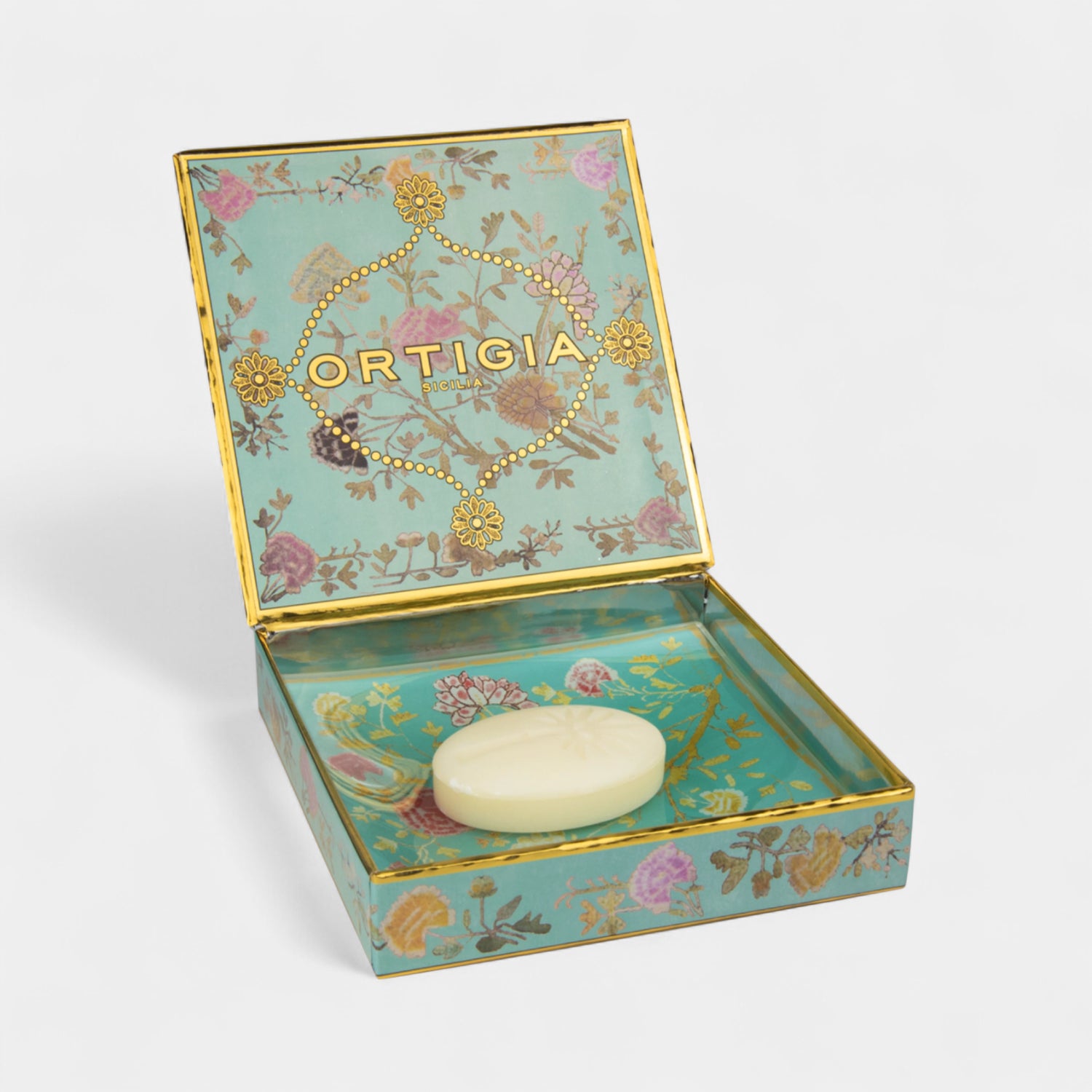 Ortigia Sicilia Glass Plate and Soap