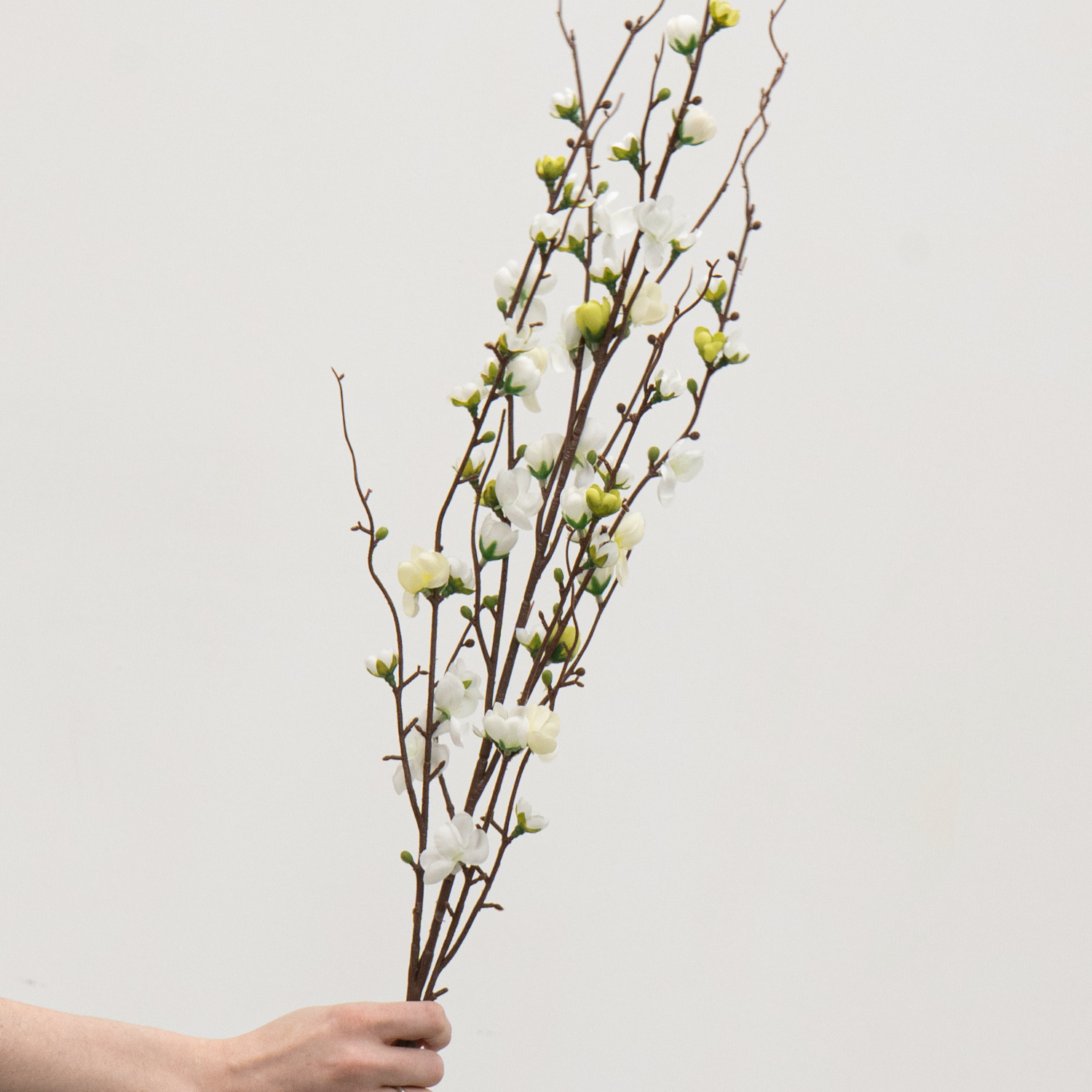 Artificial Quince Blossom Branch