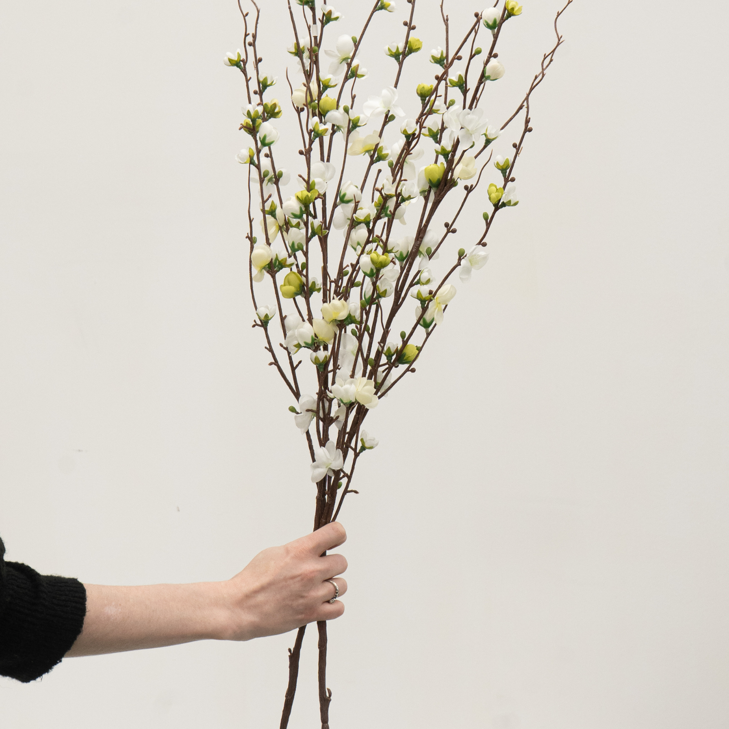 Artificial Quince Blossom Branch