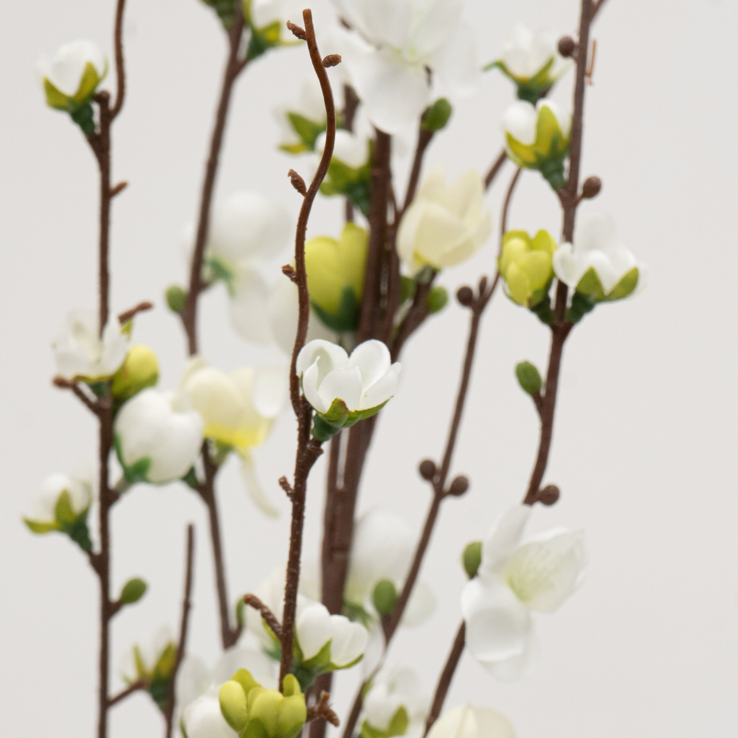 Artificial Quince Blossom Branch