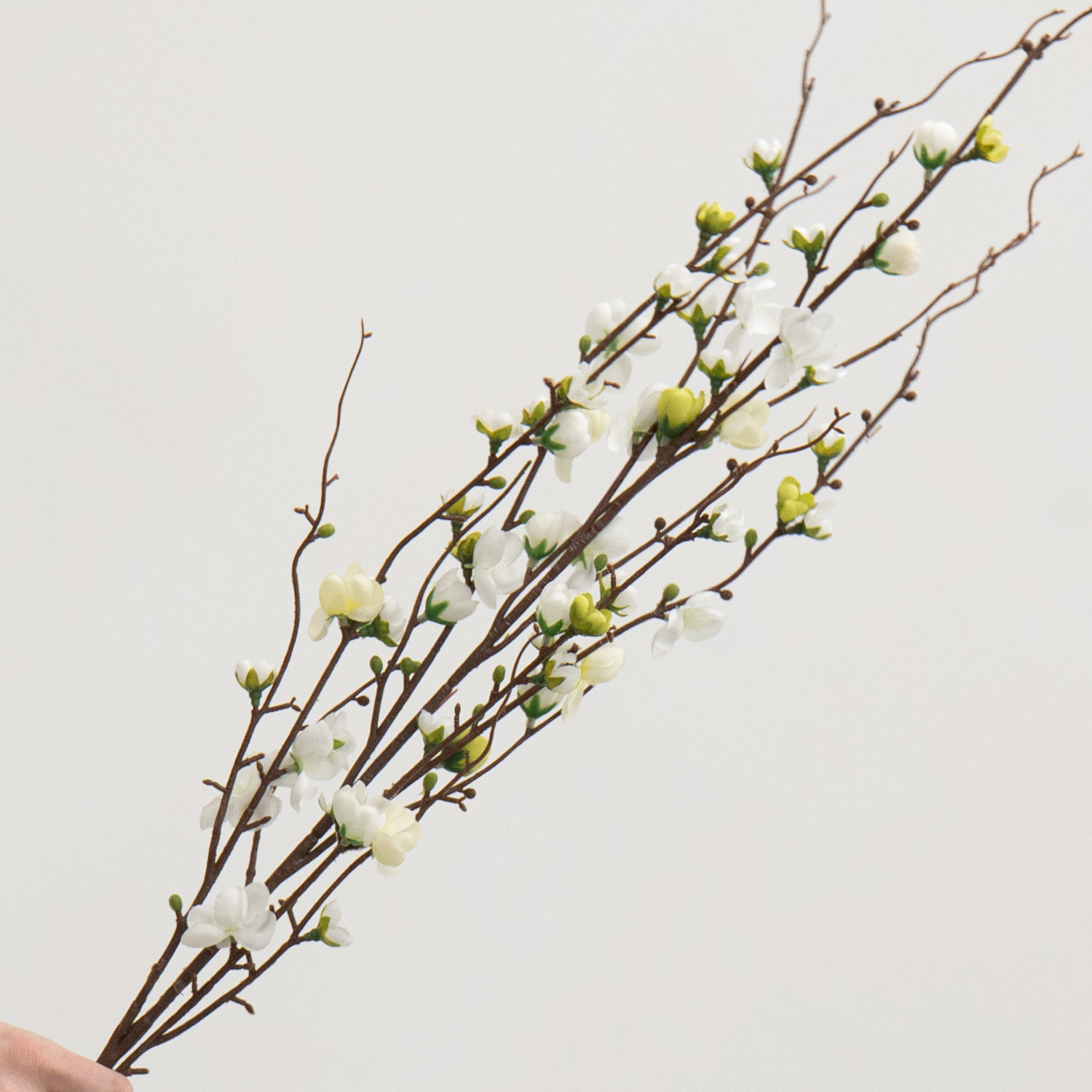 Artificial Quince Blossom Branch