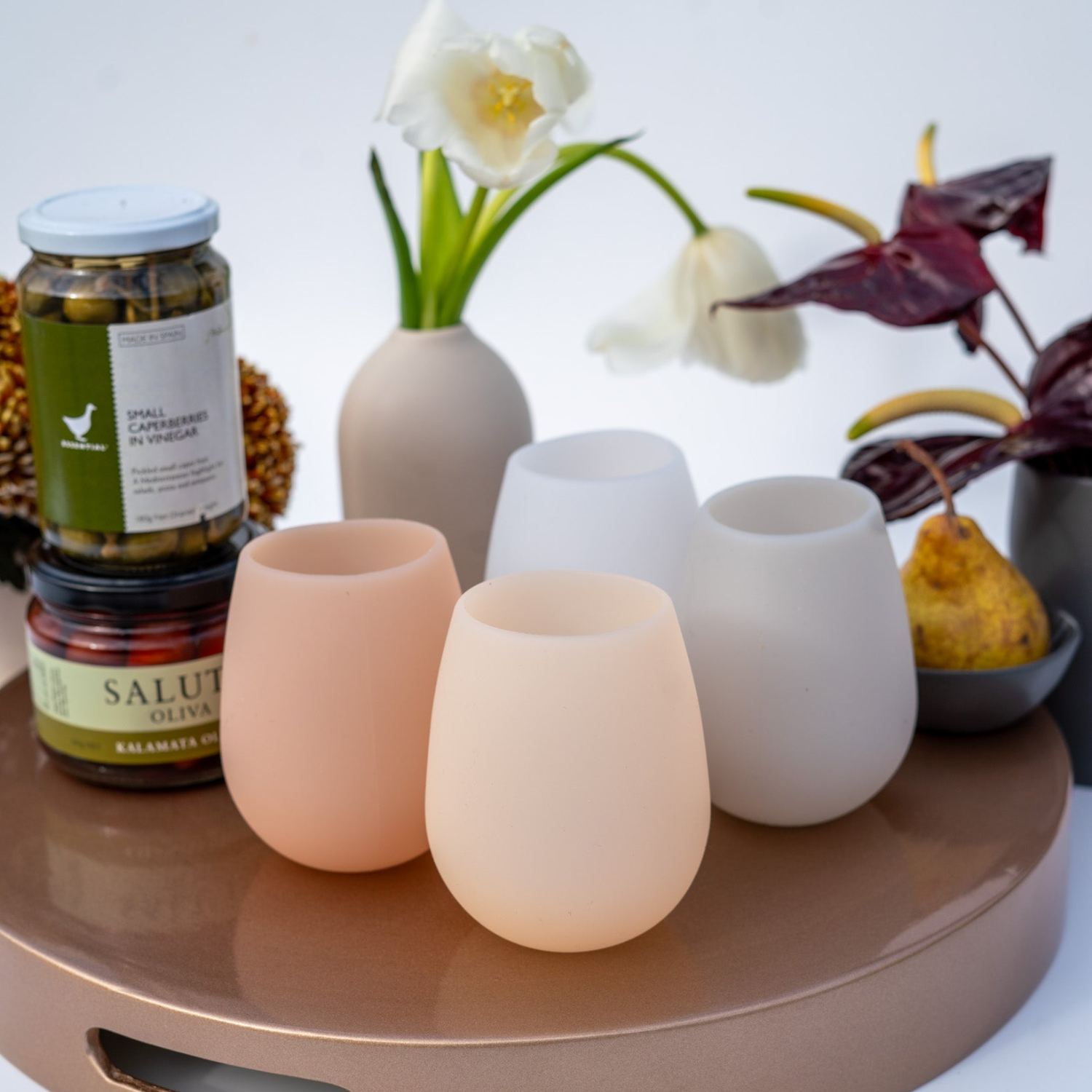 Pastel Unbreakable Silicon 12oz Tumbler