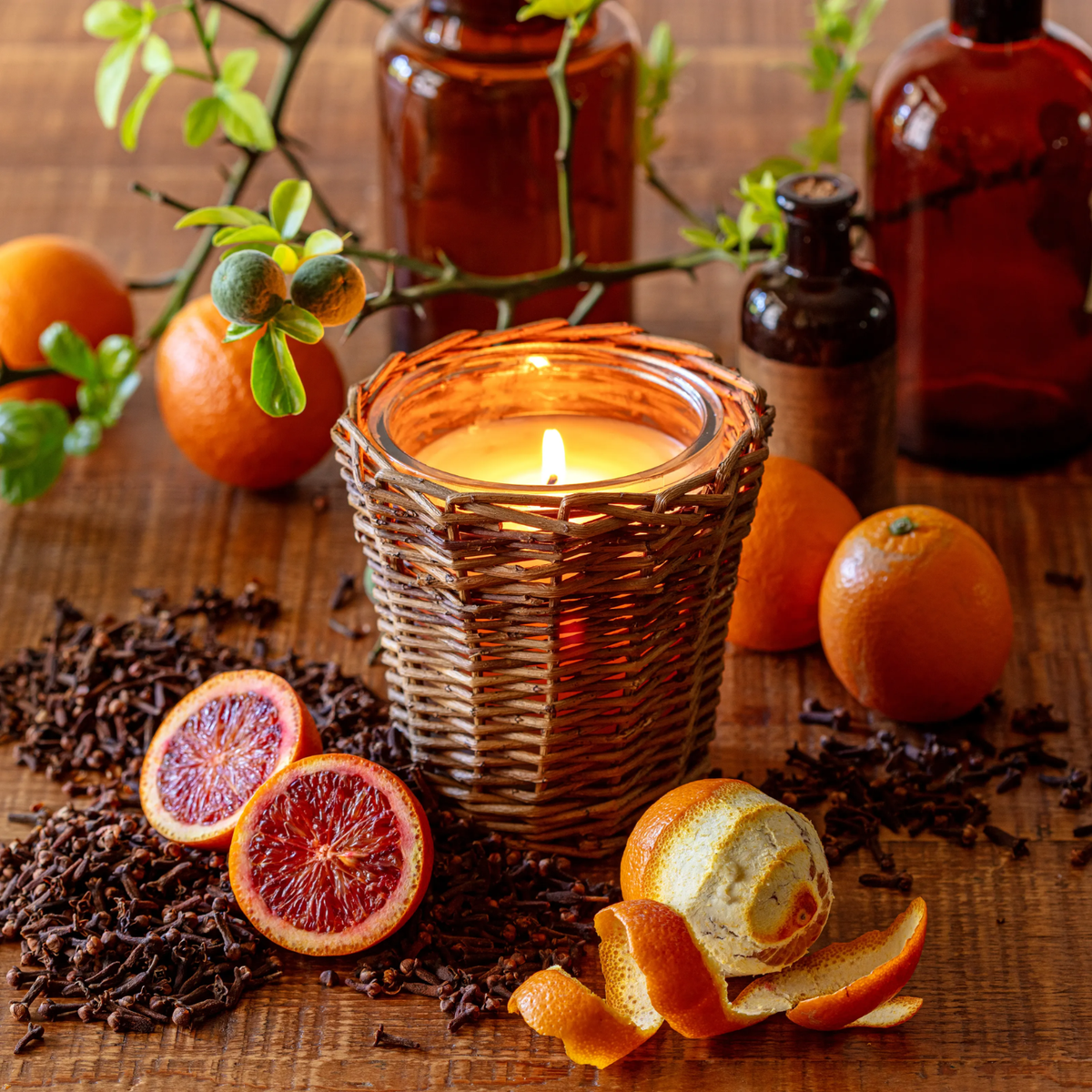 Willow Weave Candle | Orange Zest