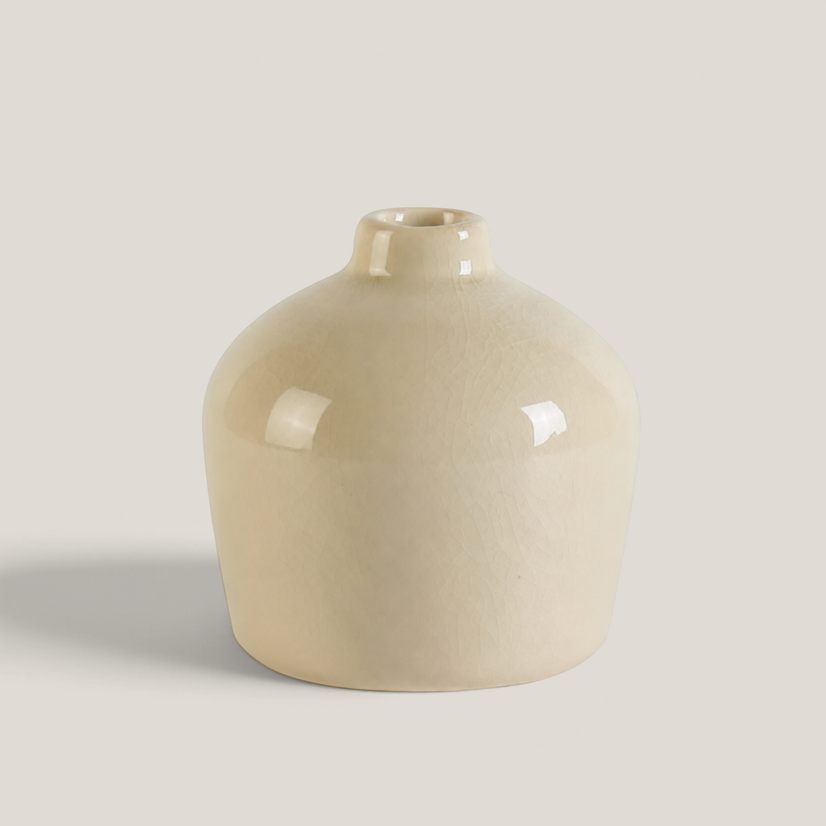 Aurelia Terra Cotta Vase - Créme