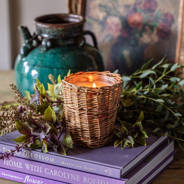 Willow Weave Candle | Early Blossoms