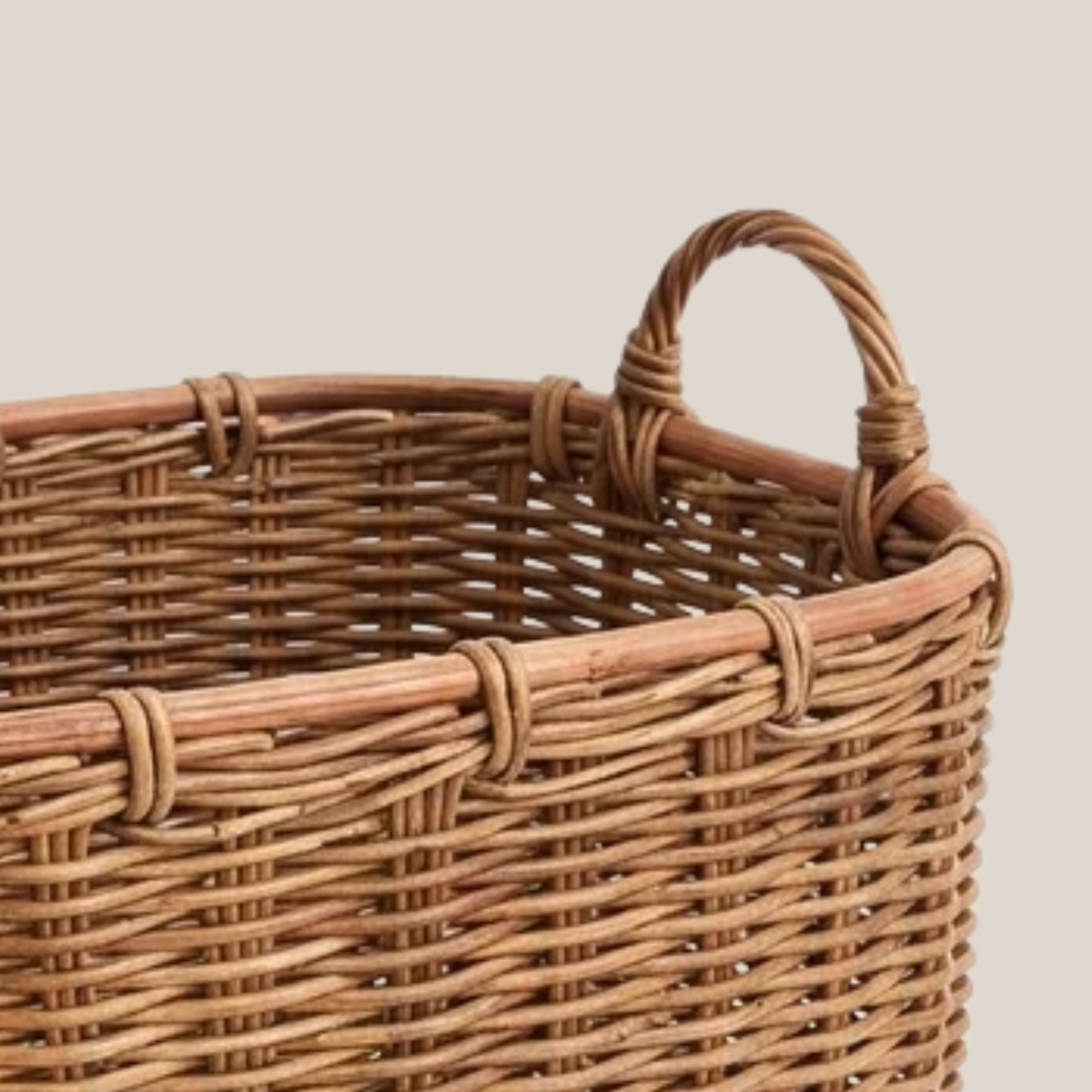Willow Weave Resin-Wicker Baskets (Set of 3)