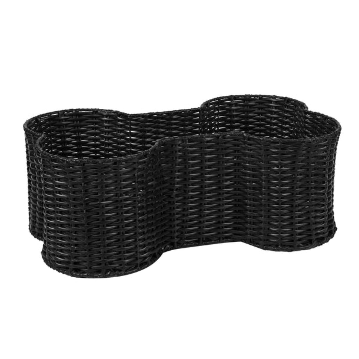 Pet Bone Black Storage Basket