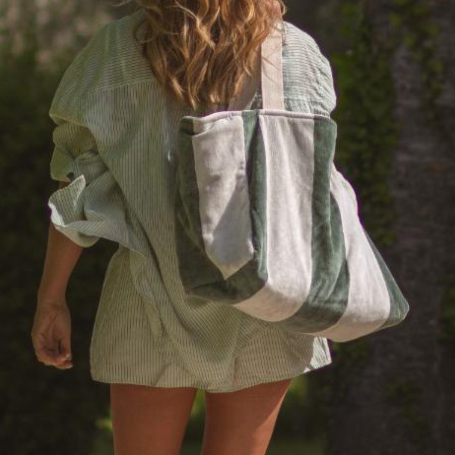 Marine Eucalyptus Beach Tote