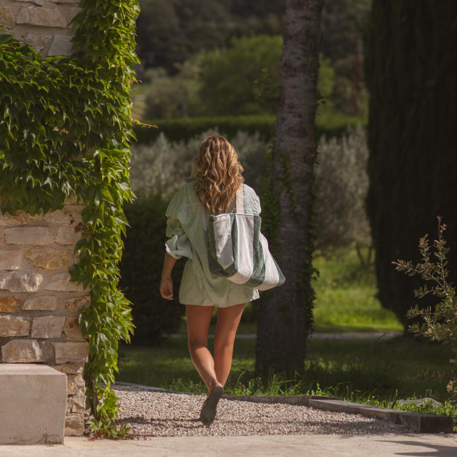 Marine Eucalyptus Beach Tote