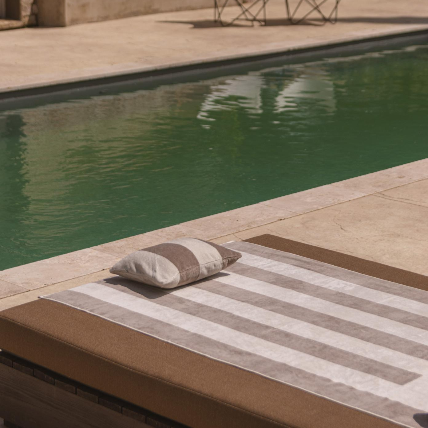 Marine Dark Sand Beach Towel