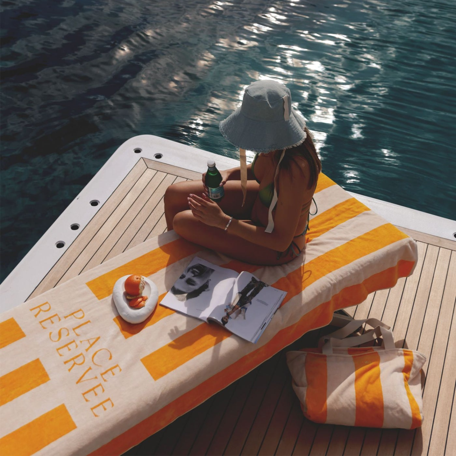 Marine Gold Beach Tote