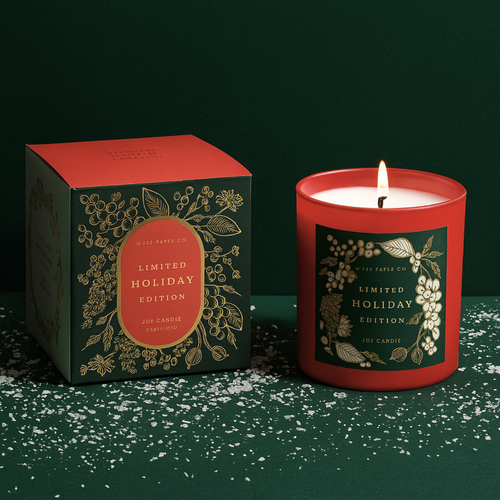 Holiday Cranberry/Balsam fir/Cedarwood Bright Candle