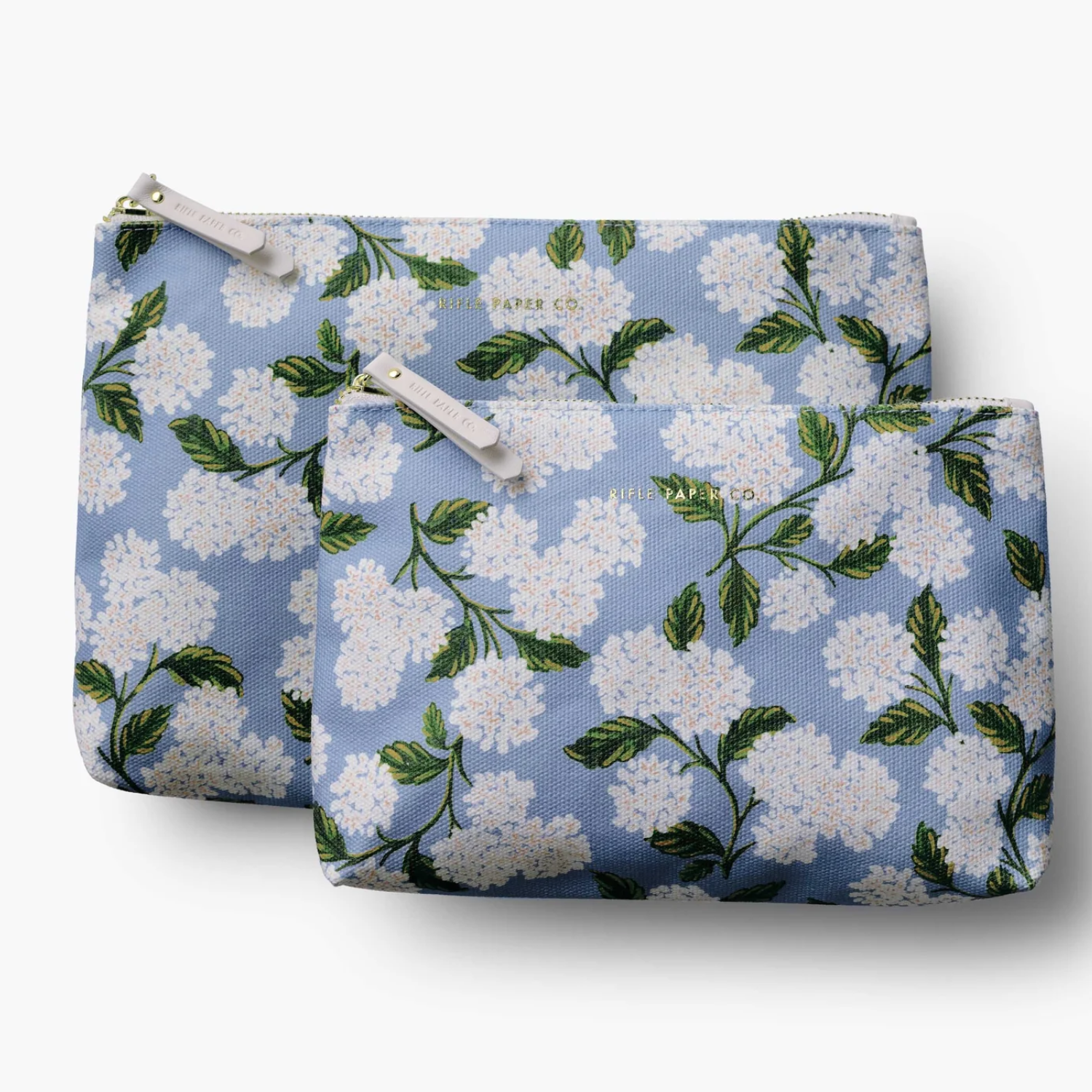 Hydrangea Blossom Canvas Travel Bag (Set of 2)