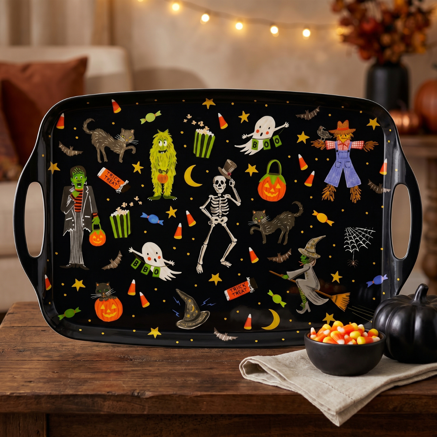 Spooktacular Melamine Serving Platter