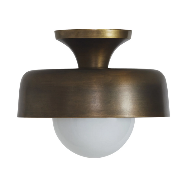 Alto Aged Brass Flush-Mount Light