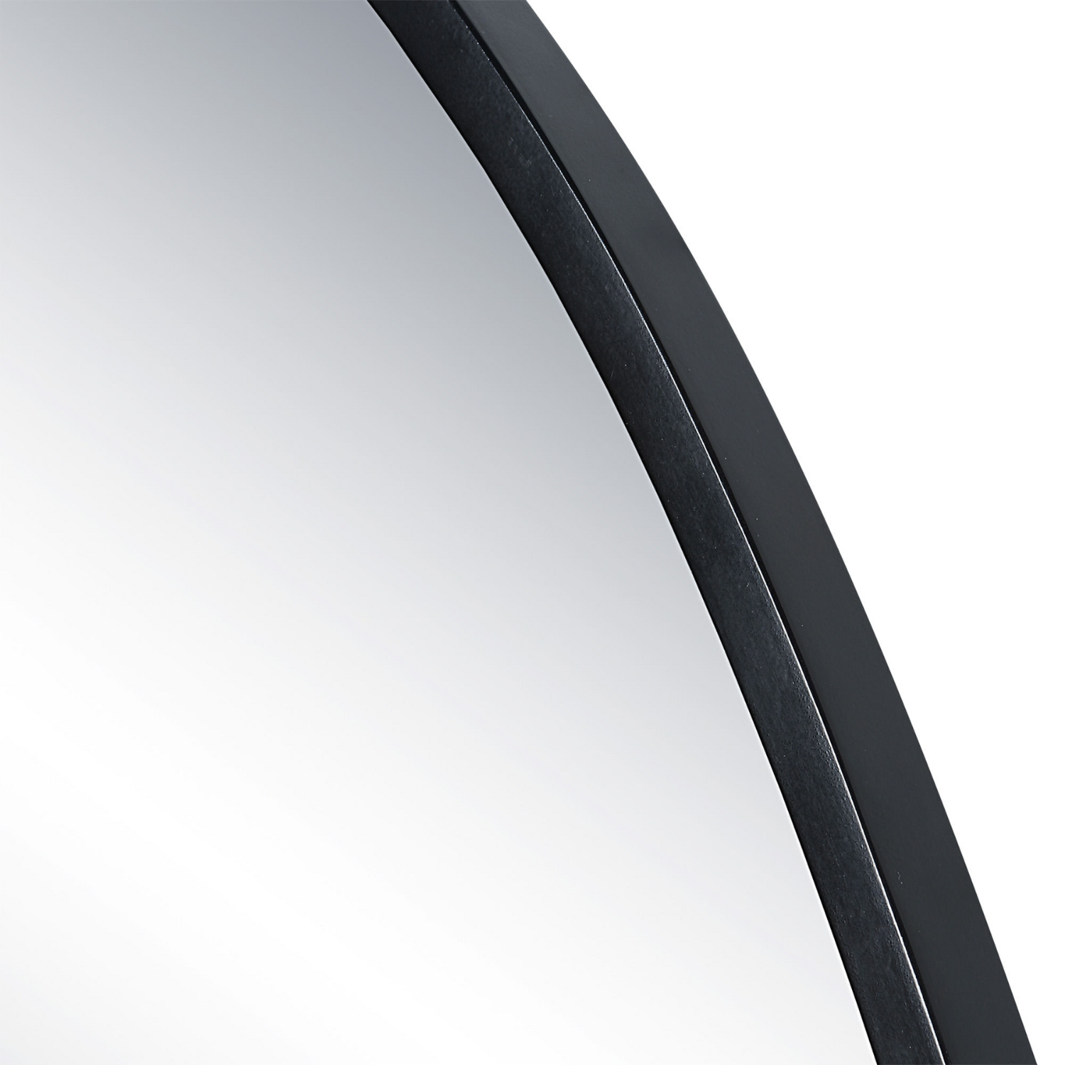 Spectacle Black Oblong Mirror