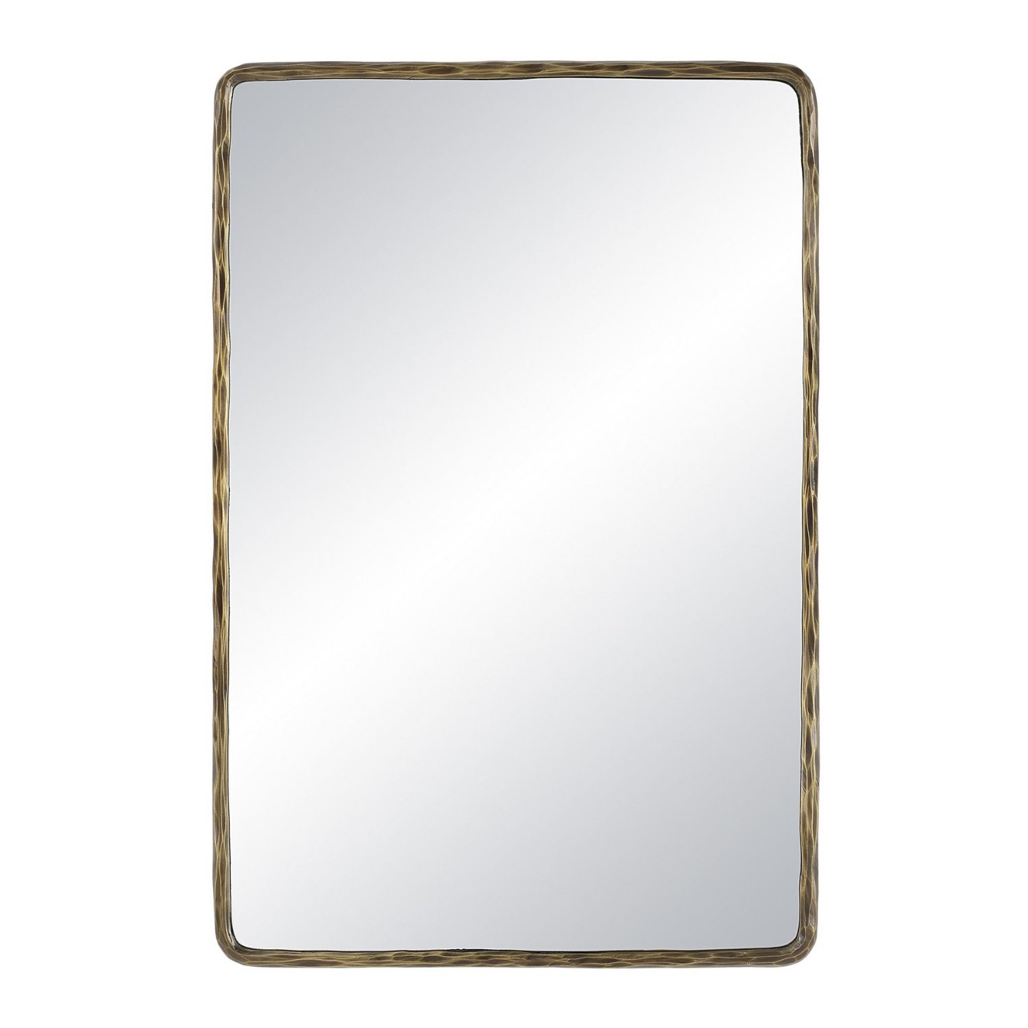 Brushed Antique Vein Rectangle Mirror