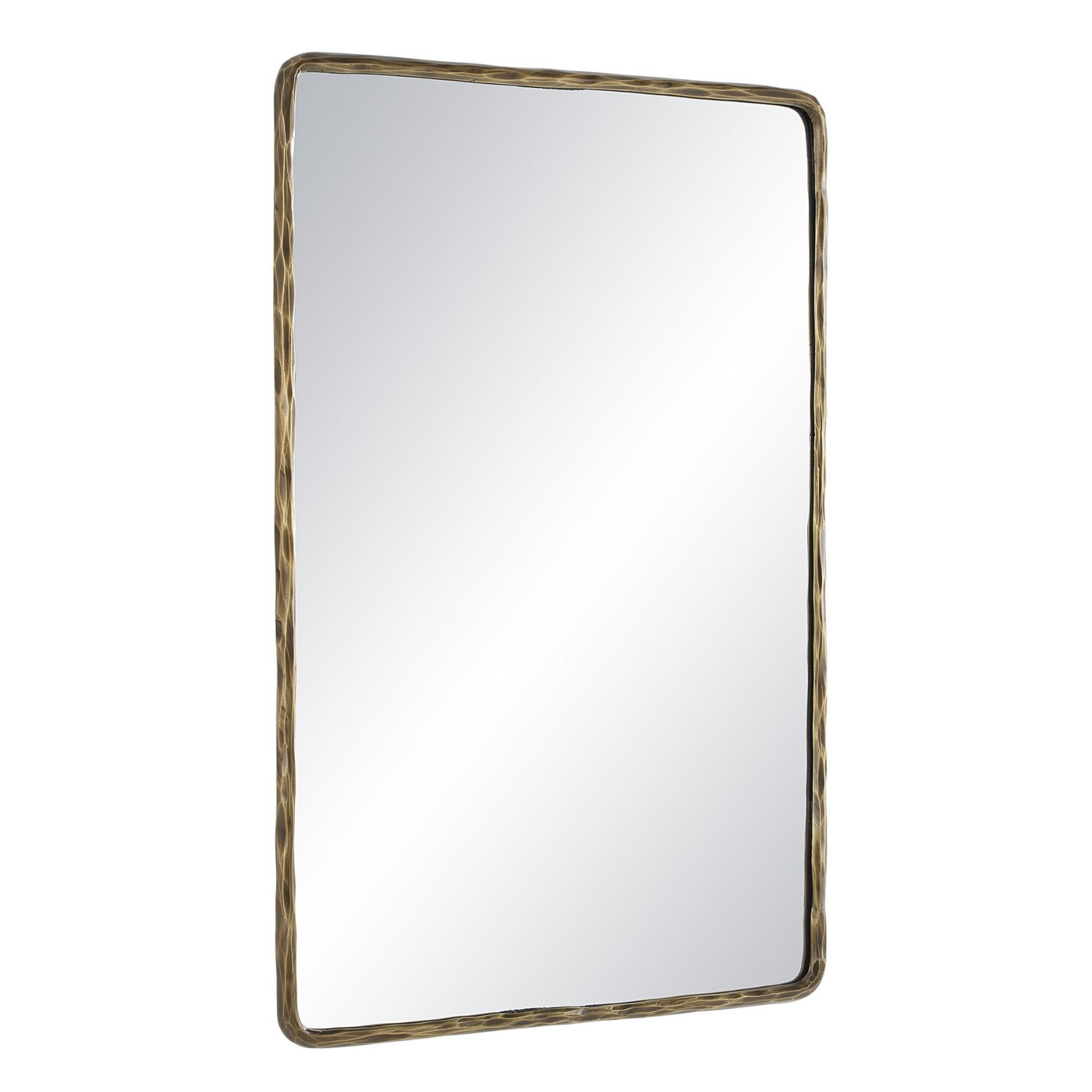 Brushed Antique Vein Rectangle Mirror
