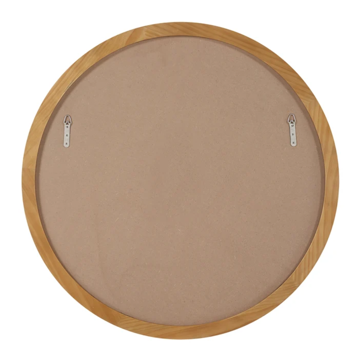 Noma Round Pine Wall Mirror