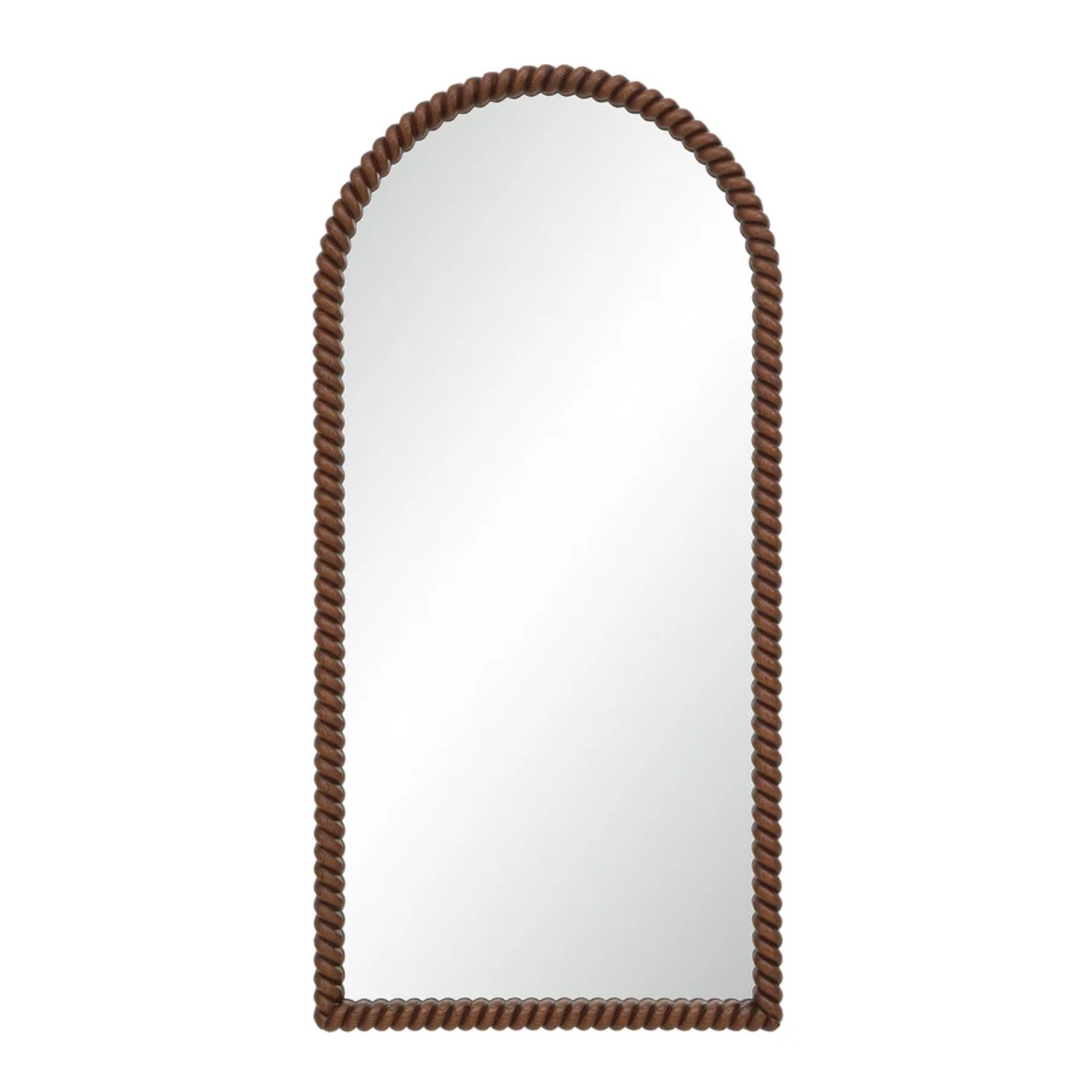 Cordelle Arch Floor Mirror - Walnut