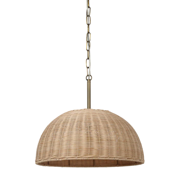 Solara Rattan Pendant Light