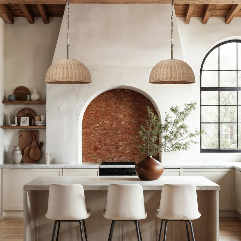 Solara Rattan Pendant Light